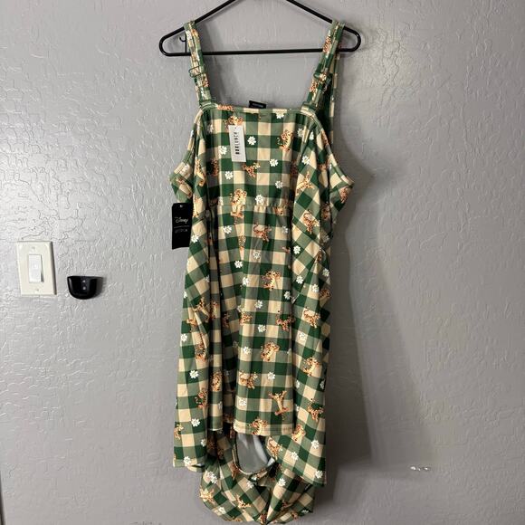 Disney Winnie the Pooh Tigger Floral Print Active Dress Plus Size 3 33543384 - Picture 2 of 6